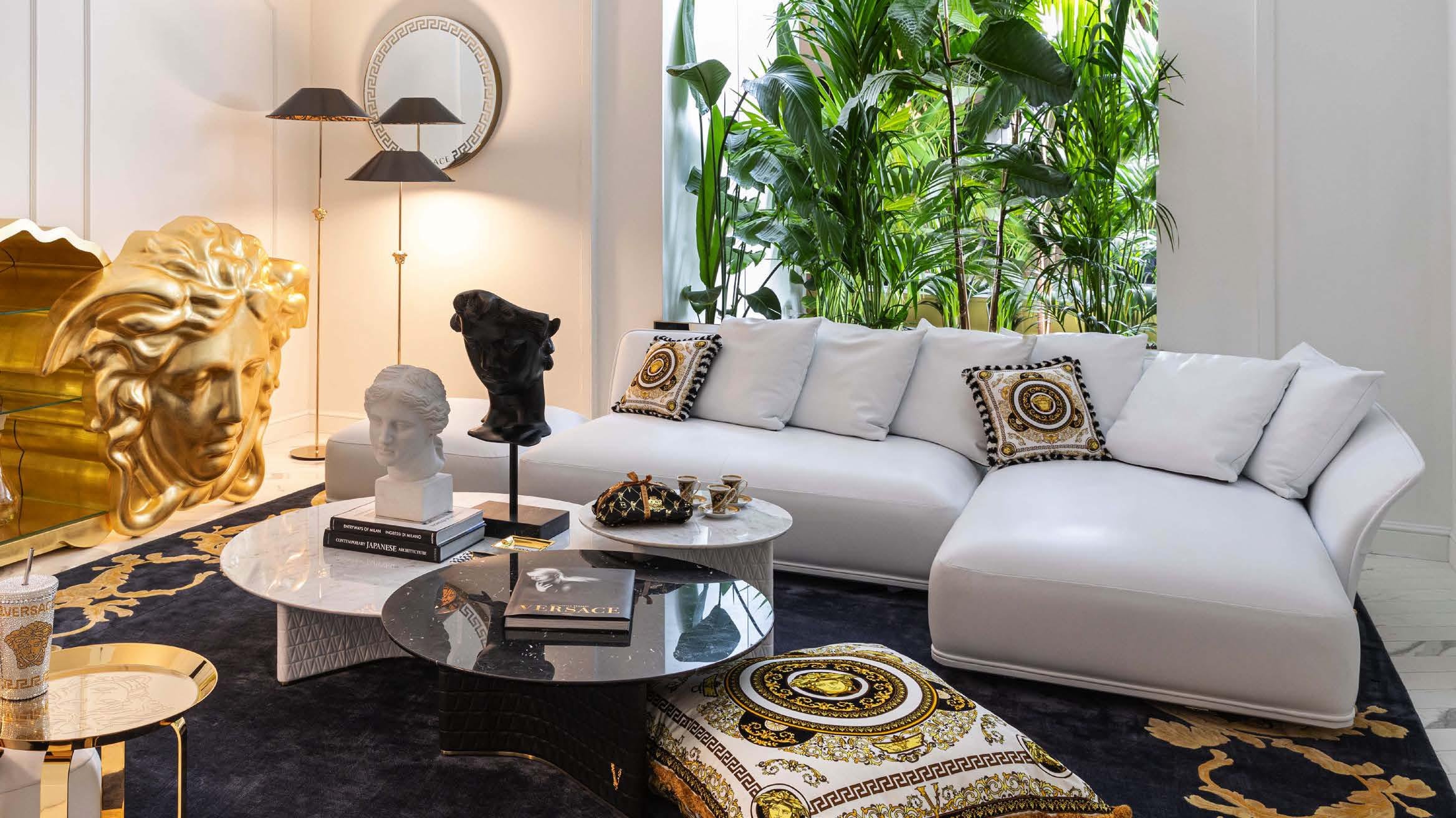 Versace Home Narcissus Ottoman
