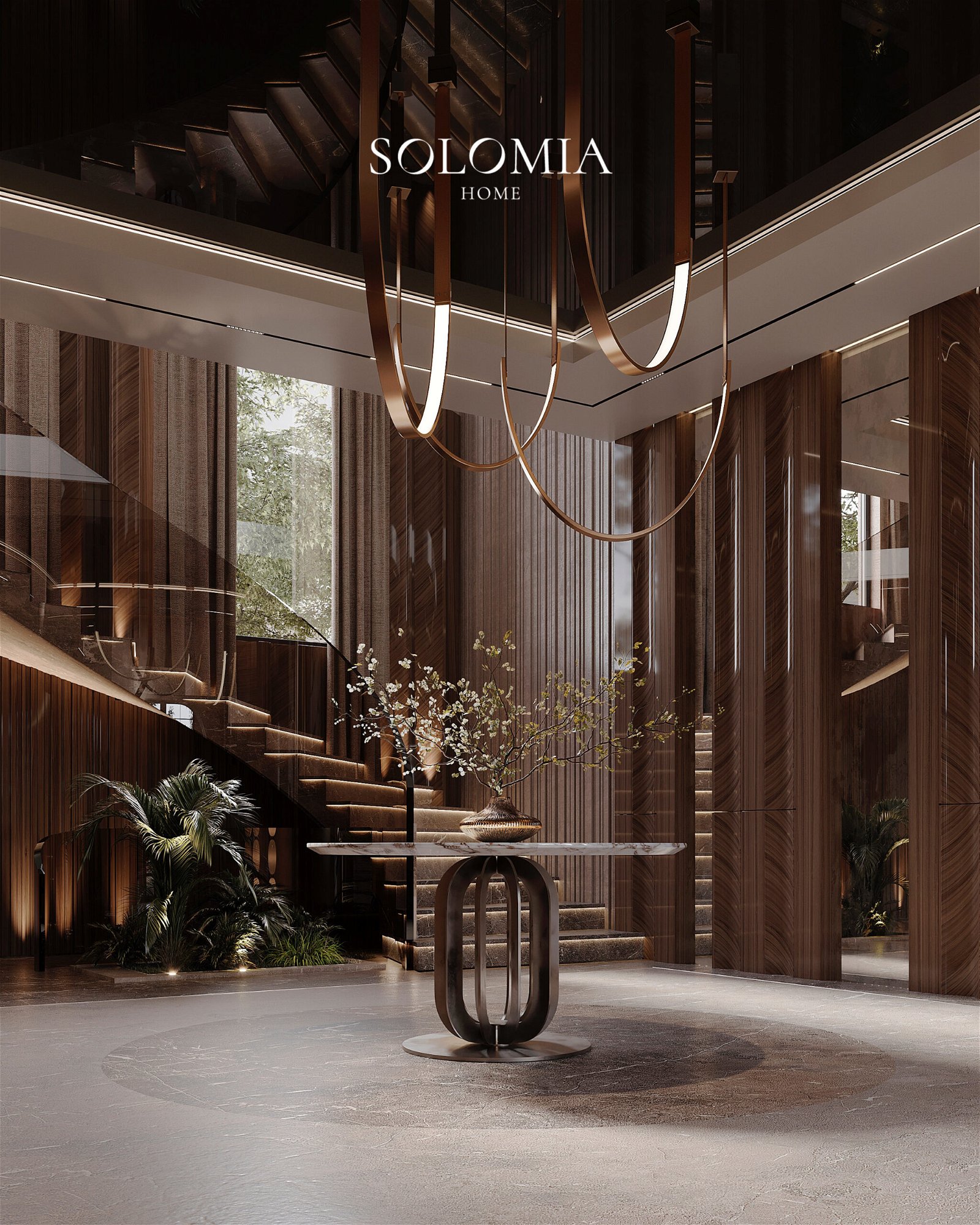 Villa Grez-Doiceau Solomia Home hall design
