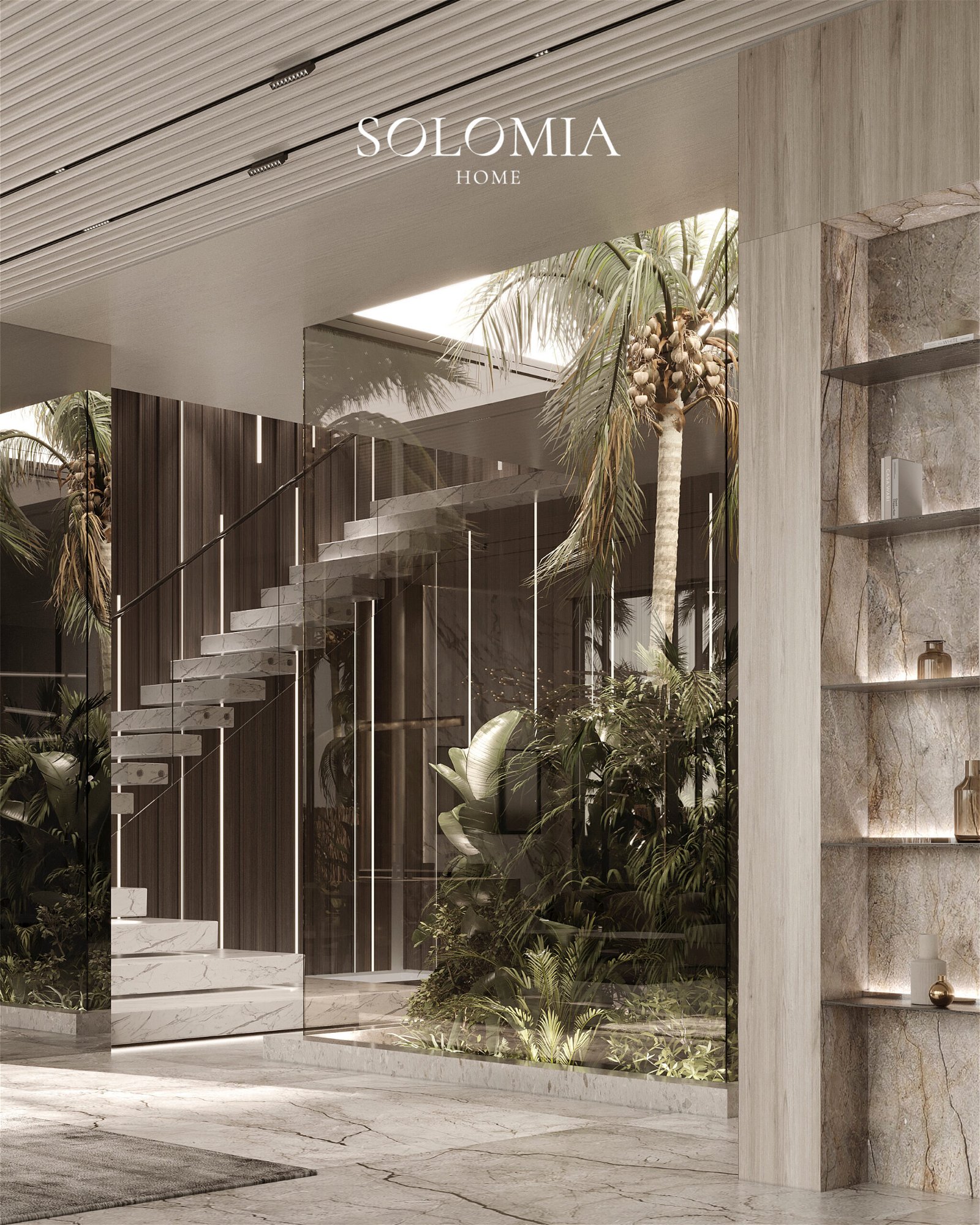 Sobha Reserve Villa Dubai hall design