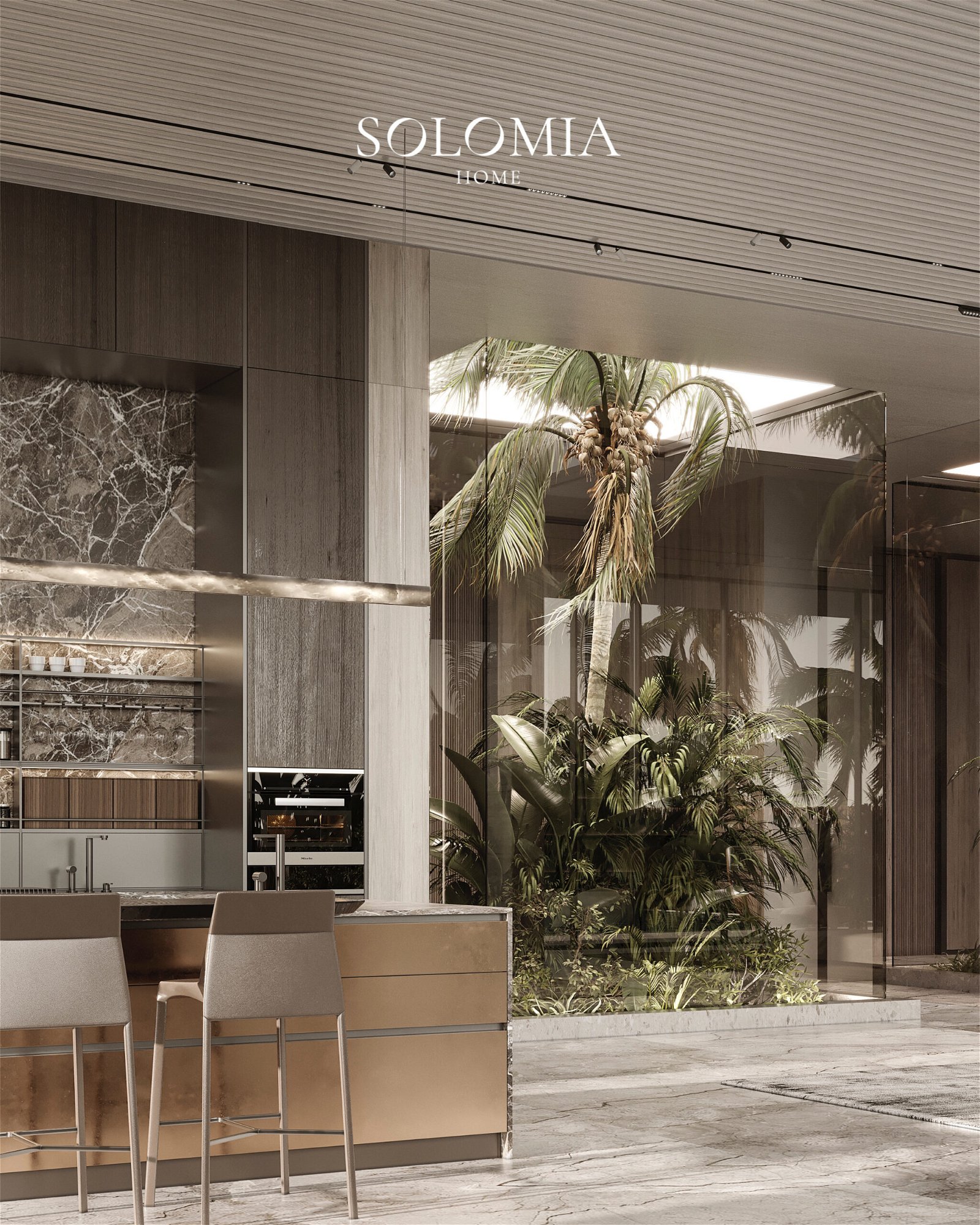 Sobha Reserve Villa Dubai kitchen design