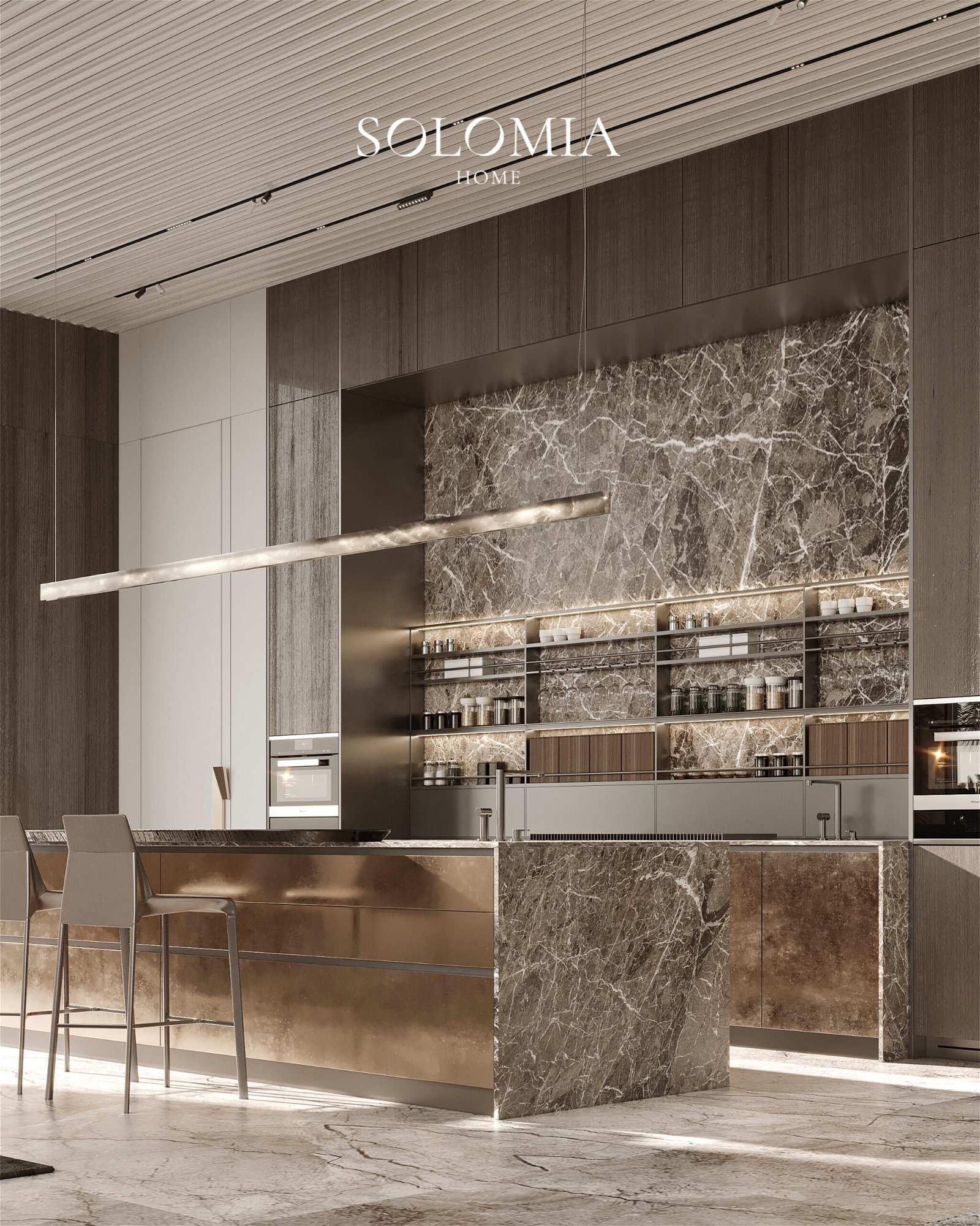 Sobha Reserve Villa Dubai kitchen design