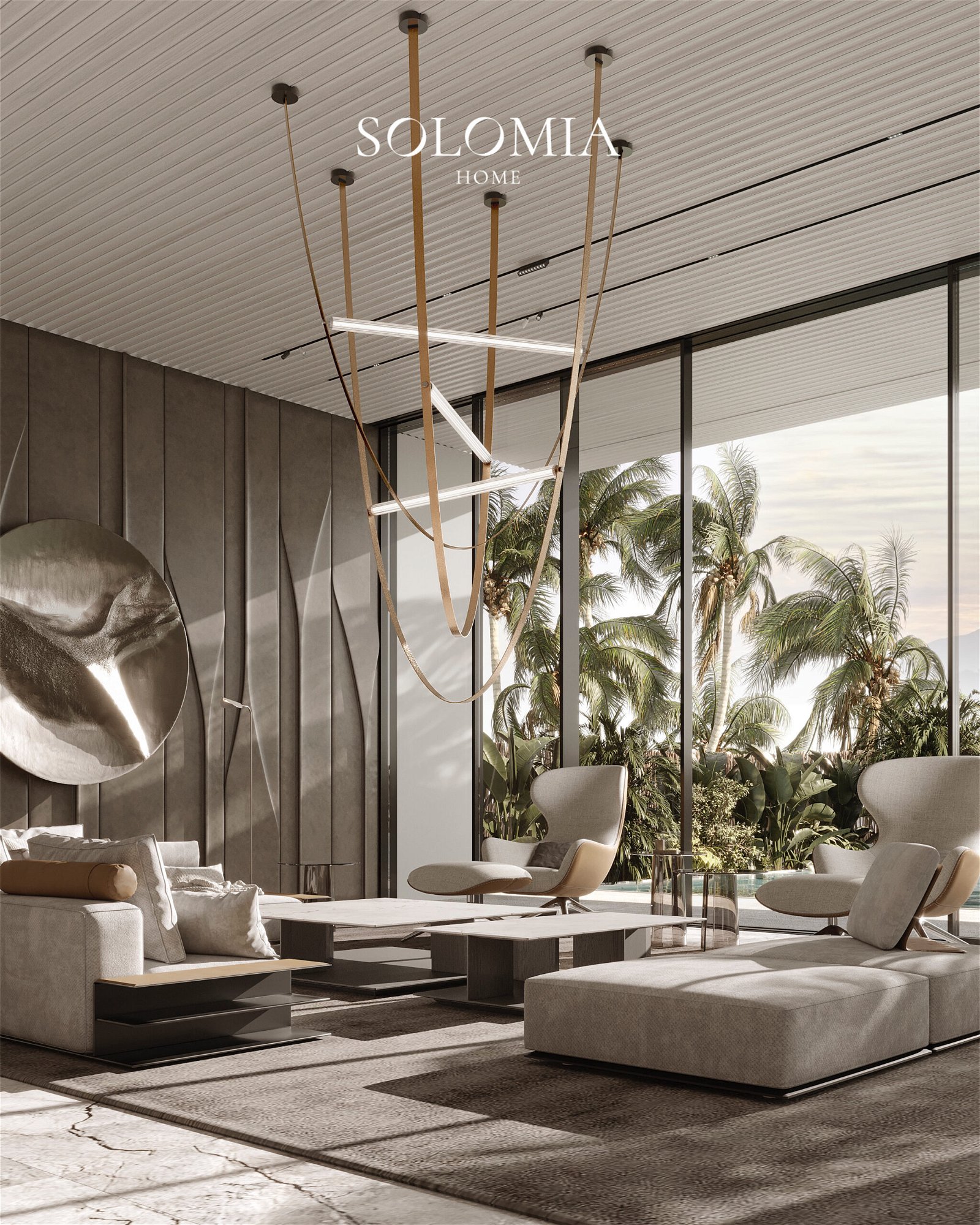 Sobha Reserve Villa Dubai living room design