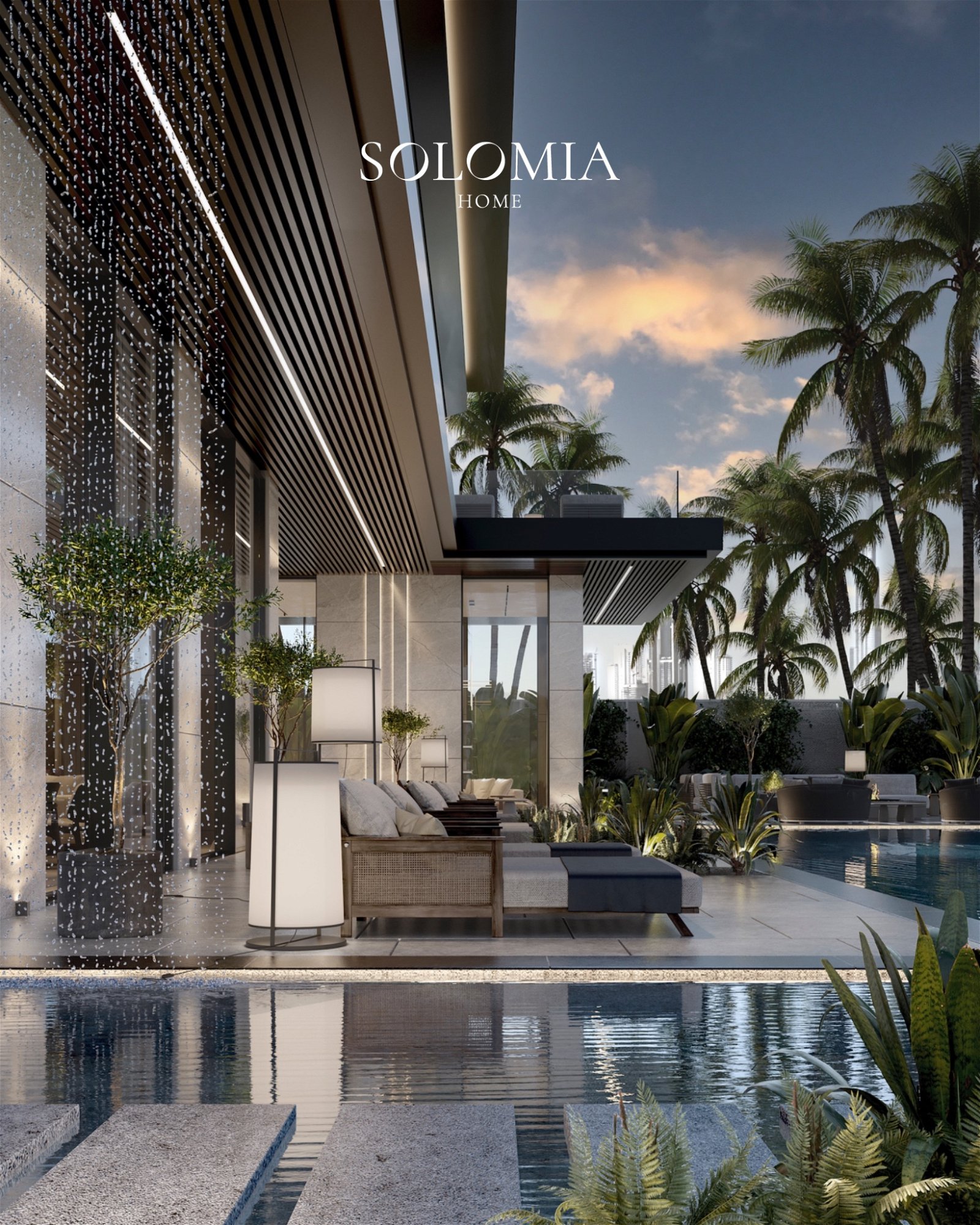 Villa La Mer Dubai exterior design