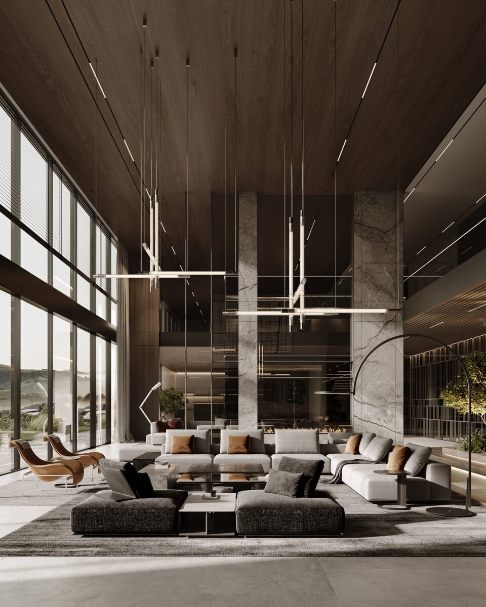 District One Dubai living room design
