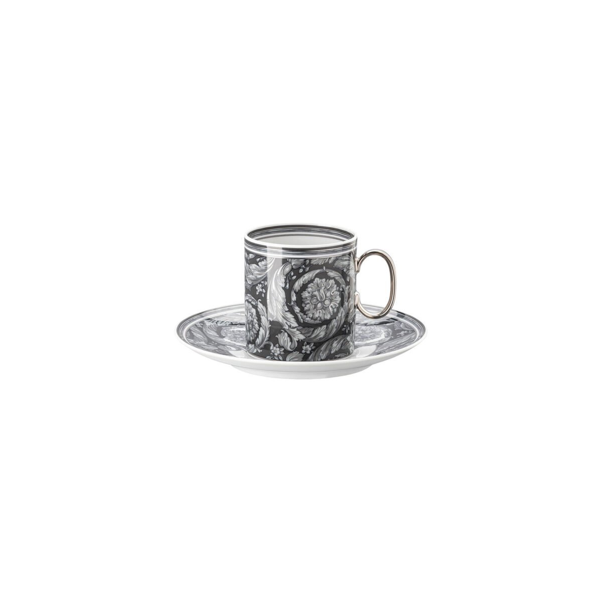 Versace Rosenthal Barocco Barocco Haze coffee cup and saucer