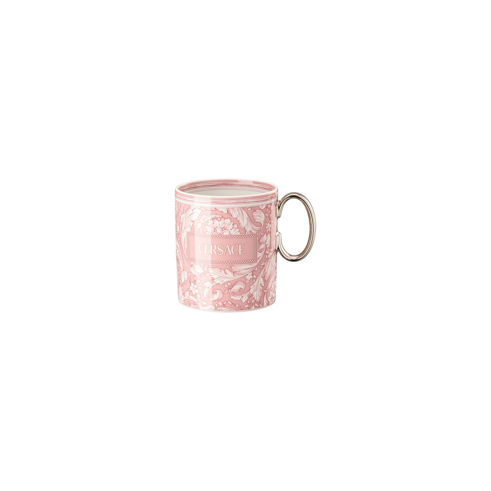 Versace Rosenthal Barocco Barocco Rose mug with handle