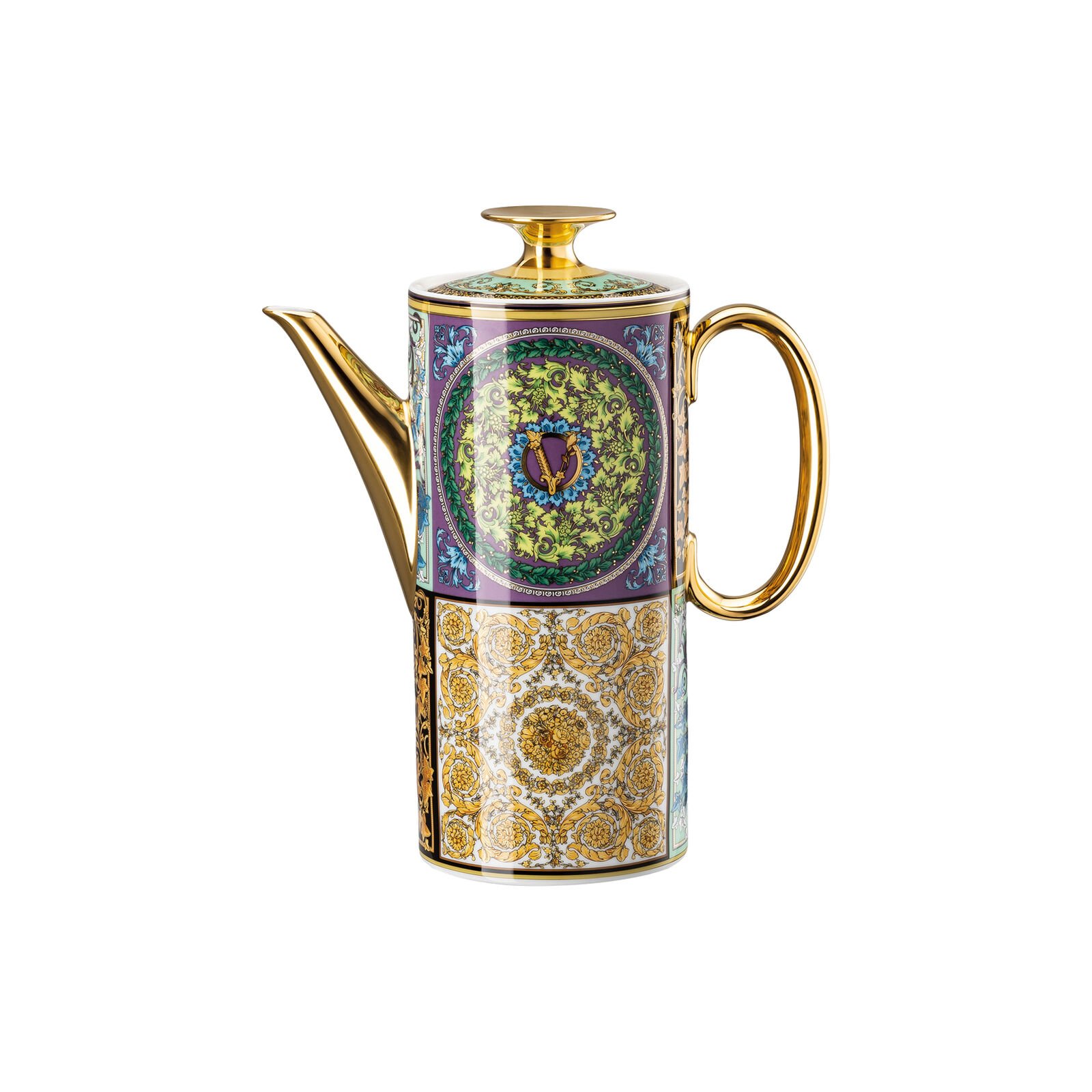 Versace Rosenthal Barocco Mosaic coffee pot 3