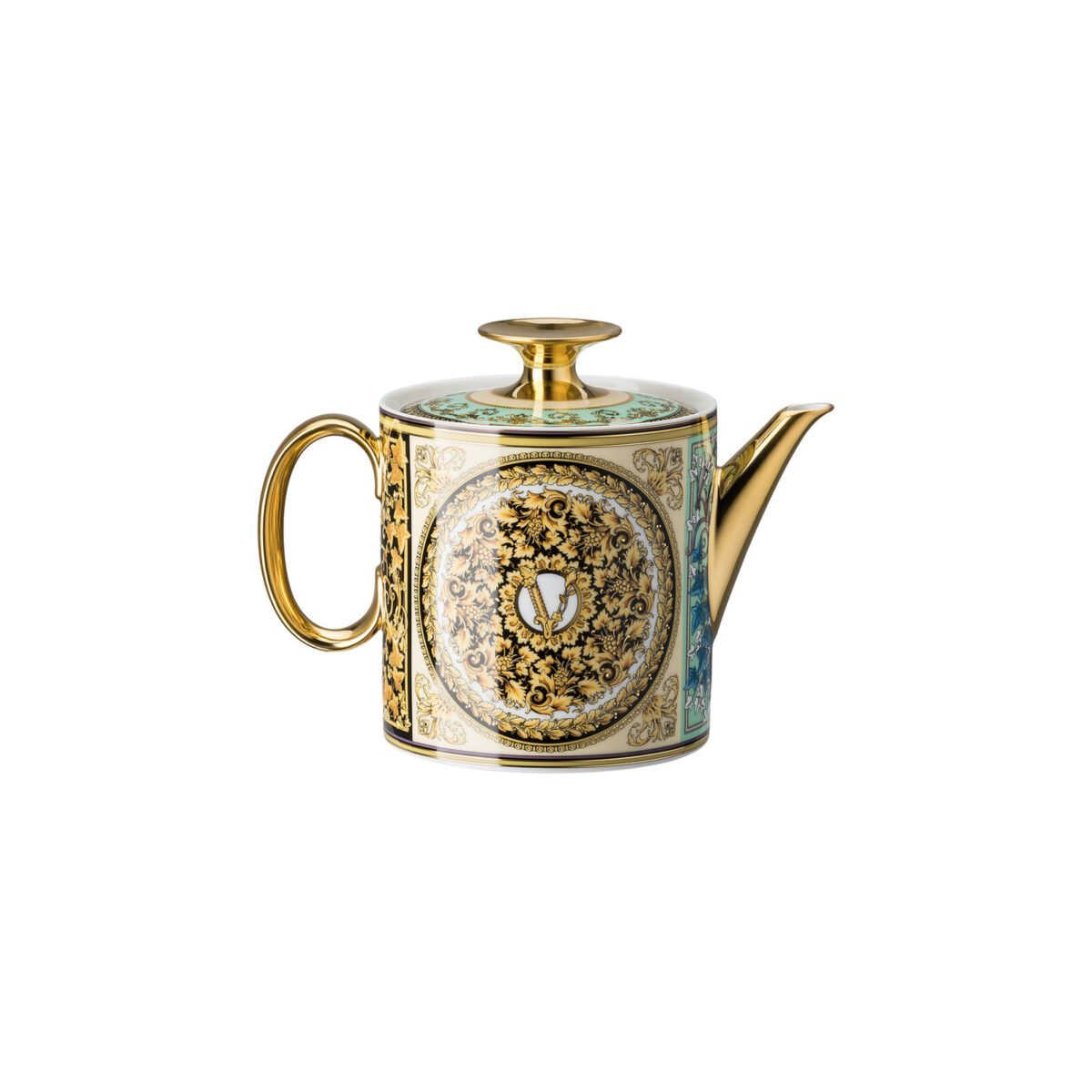 Versace Rosenthal Barocco Mosaic teapot 3